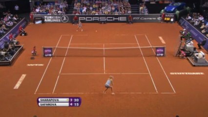 Safarova sprawiła problemy Szarapowej