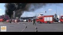 Exclu : Spectaculaire incendie à Bobigny (Près de Noisy-le-Sec) : BEAA Sapeurs-Pompiers de Paris