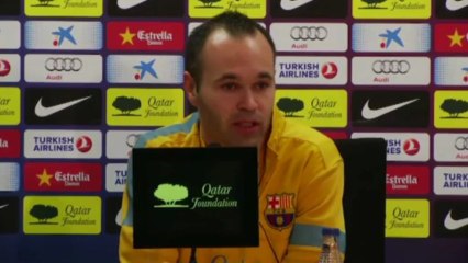 Iniesta: ''Lo que nos ha llevado hasta aquí puede que el próximo año no nos valga''