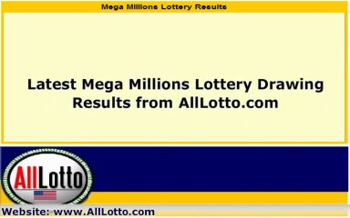 Mega Millions Lottery Drawing Results for April 26, 2013