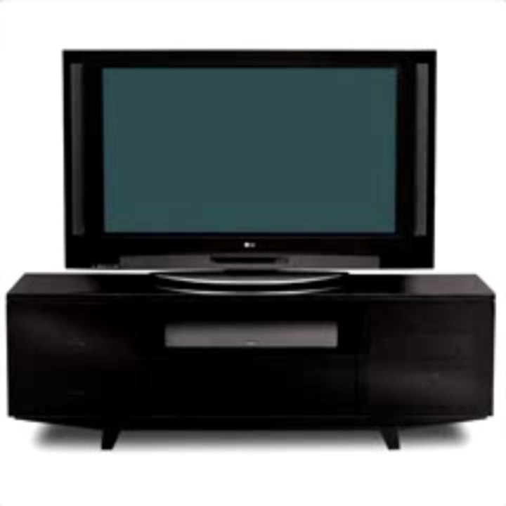 BDI Marina 8729-2, Triple Wide Enclosed Cabinet ( Gloss Black)