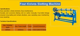 Four-Knives Slotting Machine