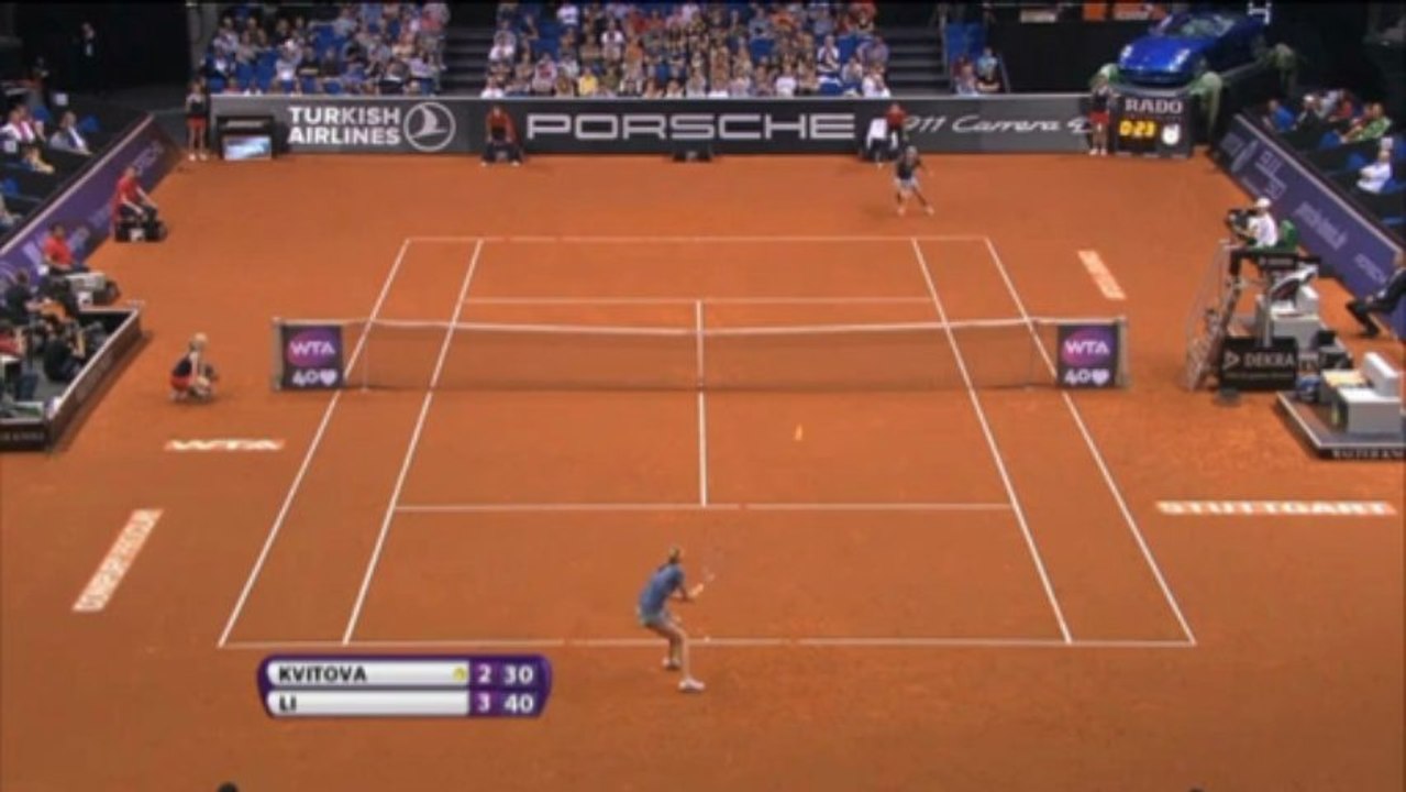 Stuttgart: li einfach zu stark! kein comeback für kvitova