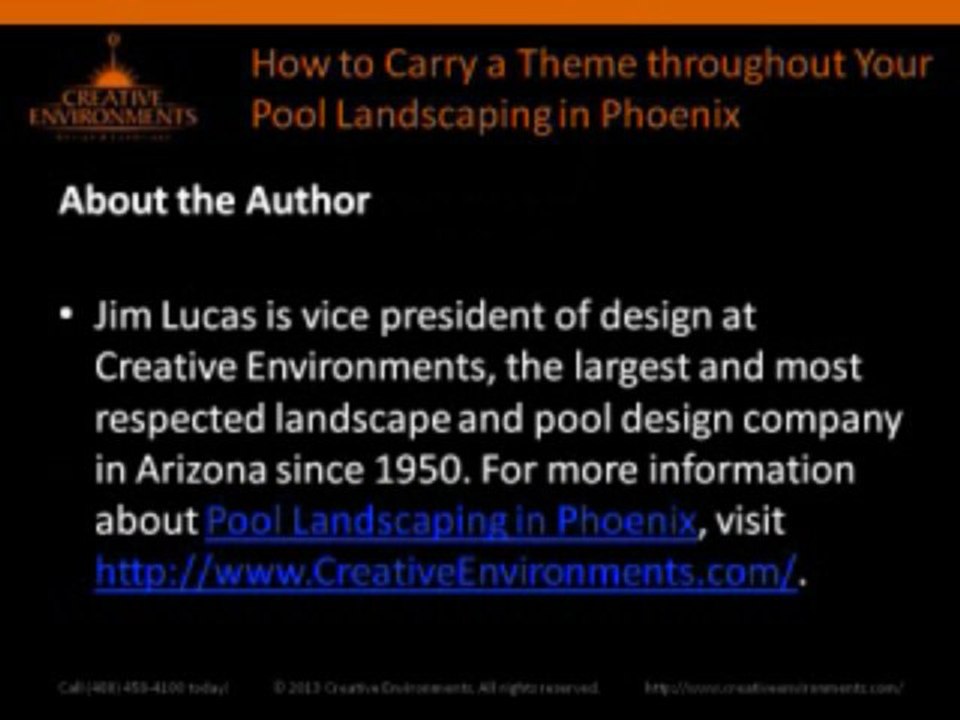 How to Carry a Theme throughout Your Pool Landscaping in Phoenix