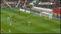 Leverkusen 1-0 Bremen (Gol de Kiessling de penalti) BUNDESLIGA