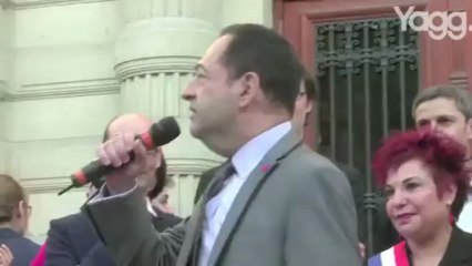 Mariage pour tous: intervention de Jean-Luc Romero et arrivée de Valérie Trierweiler