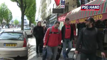 Le déplacement du Paris Saint-Germain Handball à Rennes