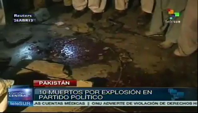 Atentados contra partidos políticos en Pakistán