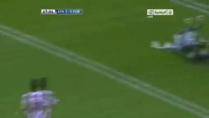 Скачать видео: أ.بلباو 1-1 برشلونة - هدف رائع من ليونيل ميسي