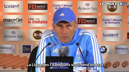 Lorient 0-1 OM : la réaction de Baup