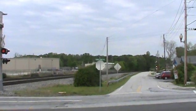 Norfolk Southern stack and autorack train southeast through Austell Ga.