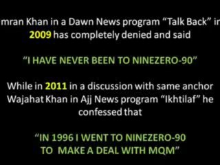 Imran Khan Lies on MQM.