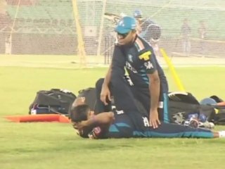 Pune Warriors in practice session27042013