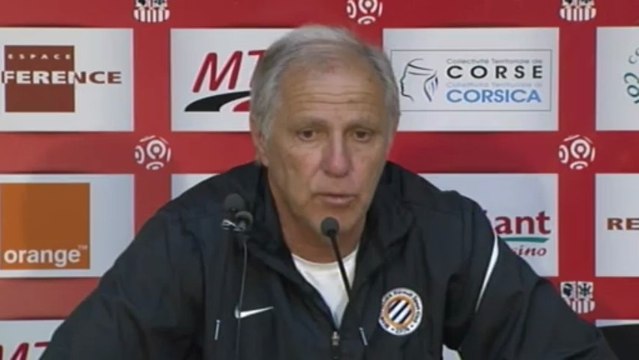 René Girard après ACA 2-1 MHSC (J34)