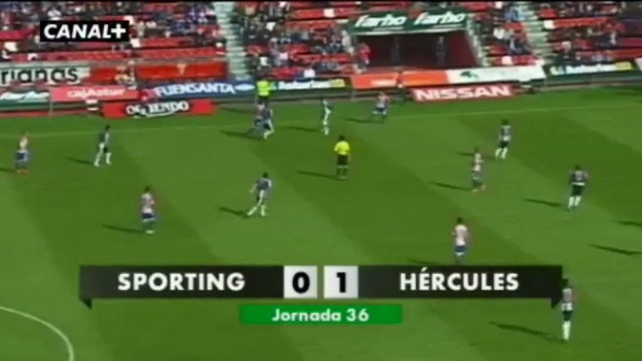Liga Adelante Sporting 0  Hércules 1