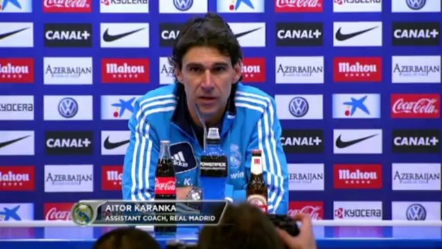 Karanka: La final de Copa no será más fácil para nosotros