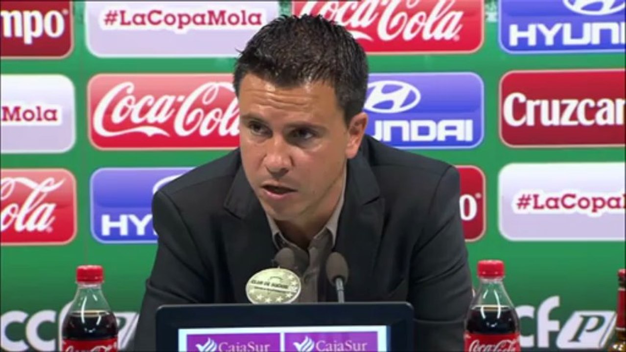 Rueda de Prensa Sergio Lobera - 36ª Jornada - Córdoba CF vs UD Las Palmas (5-1)