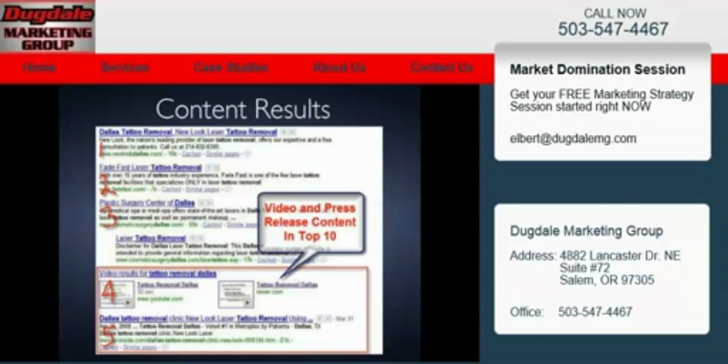 Marketing Consultant Salem Oregon | Internet Marketing Service Salem Oregon | Dugdale Marketing Group