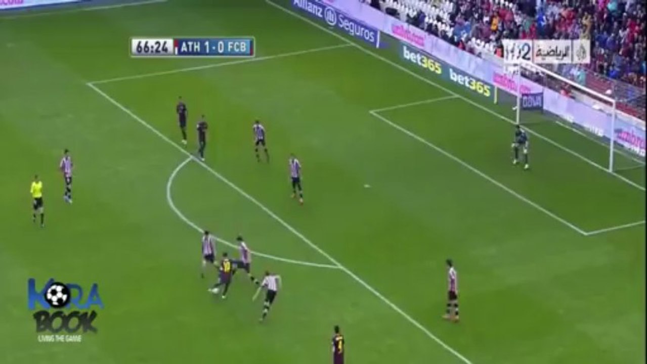 Un solo de Messi contre Bilbao (2-2) 4/27/13