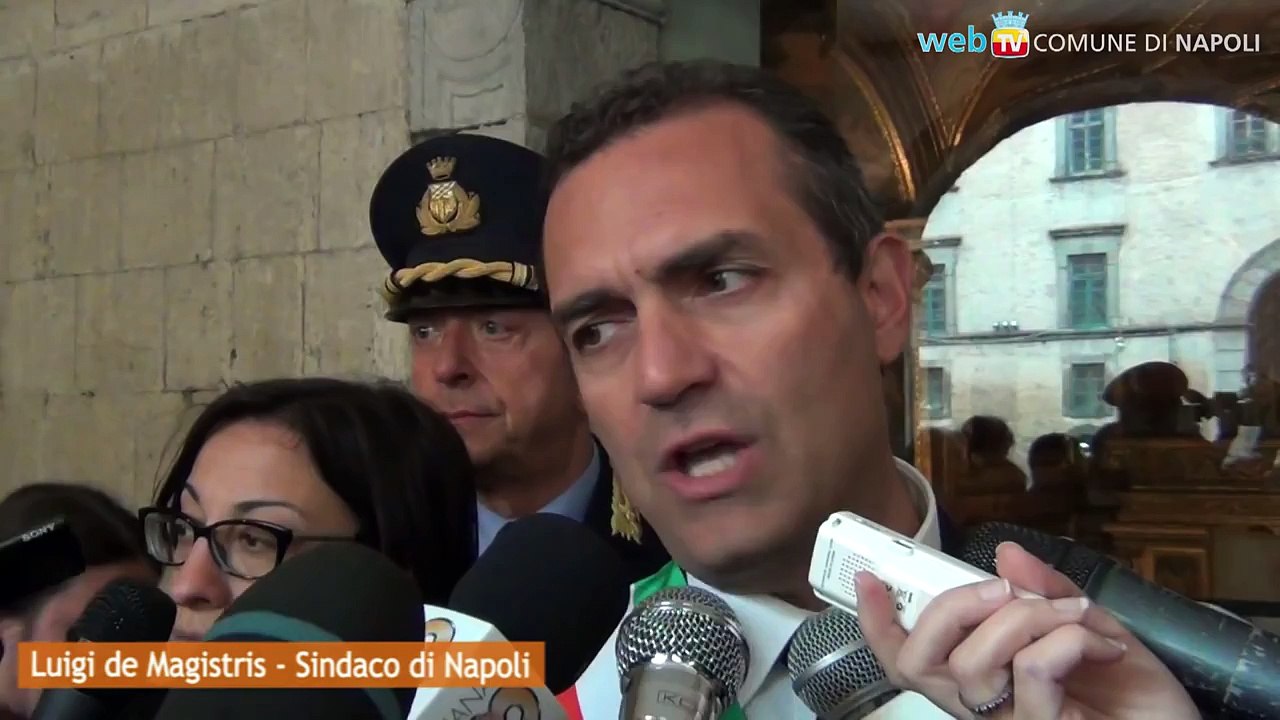 Napoli - Abu Mazen, Cittadino onorario (27.04.13)