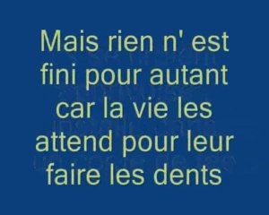 Chanson LES JEUNES LOUPS