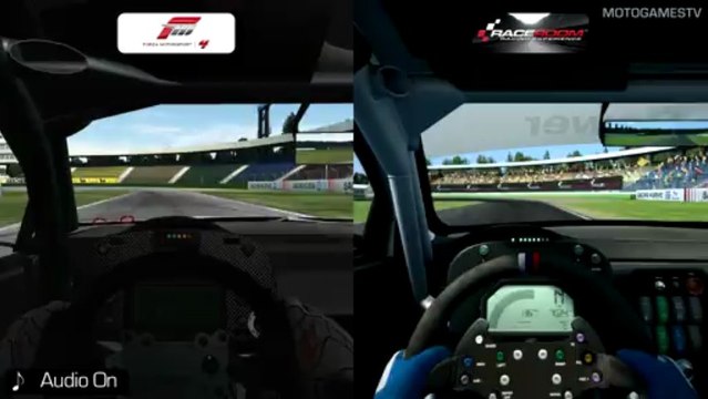 Forza Motorsport 4 vs R3E Beta - BMW M3 GT2 at Hockenheimring