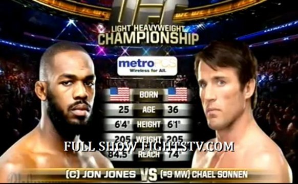 Chael Sonnen vs Jon Jones full fight