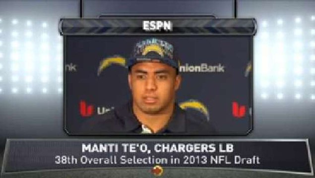 San Diego Chargers Introduce Manti Te'o