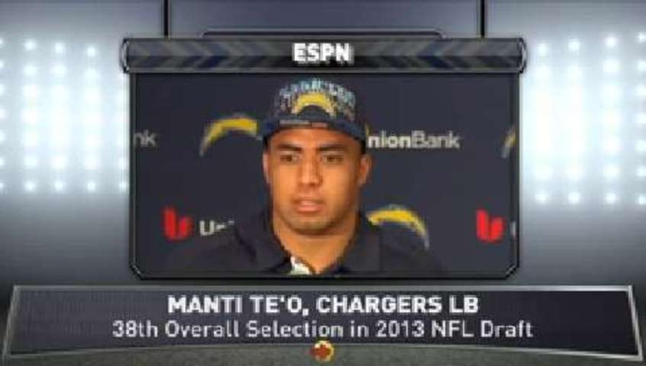 San Diego Chargers Introduce Manti Te'o