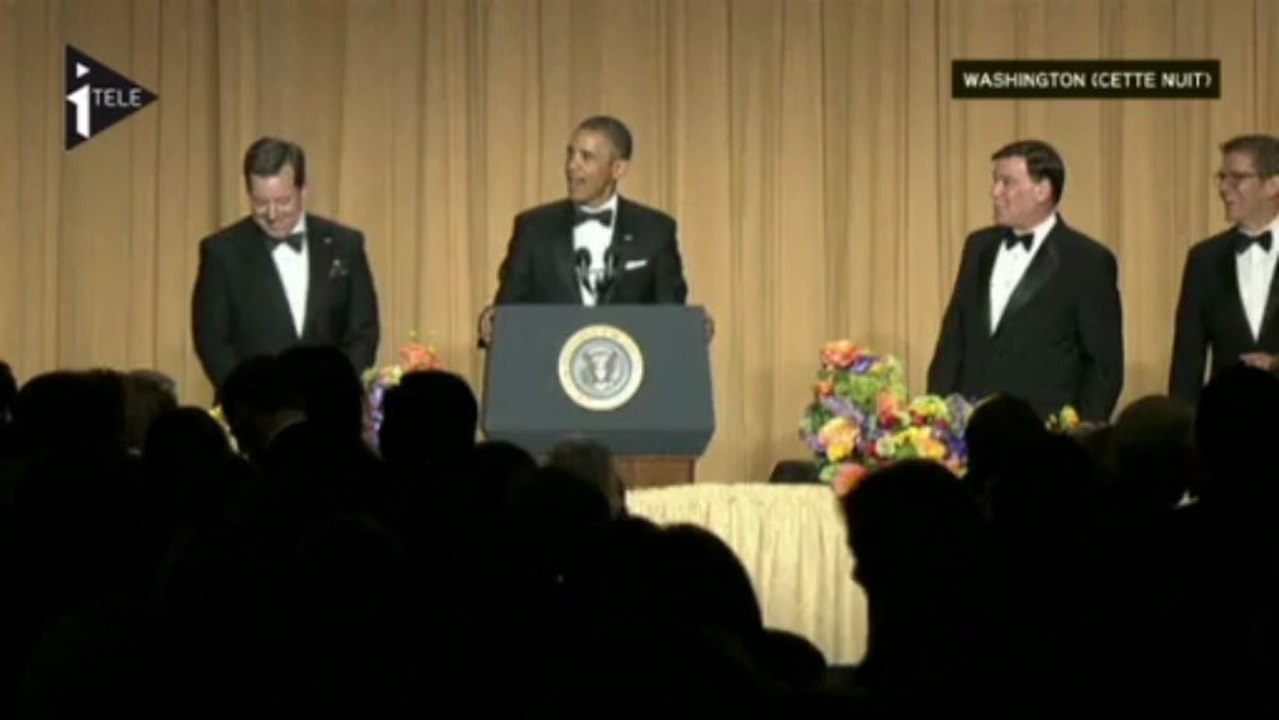 Obama régale la presse au dîner