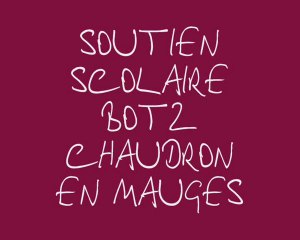 Soutien scolaire Botz en Mauges Chaudron en Mauges