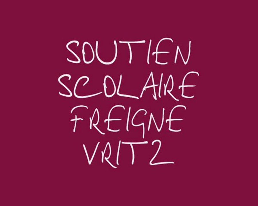 Soutien scolaire Freigné Vritz