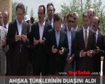 Davutoğlu, Ahıska Türklerinin duasını aldı