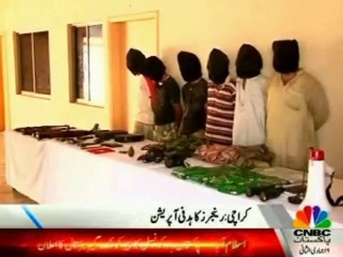 Rangers targeted operation in different areas of Karachi, arrested TTP & BLA activist