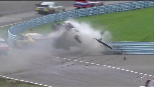 NASCAR Sprint Cup Watkins-Glen Race Massive Shunt Reutimman Finish