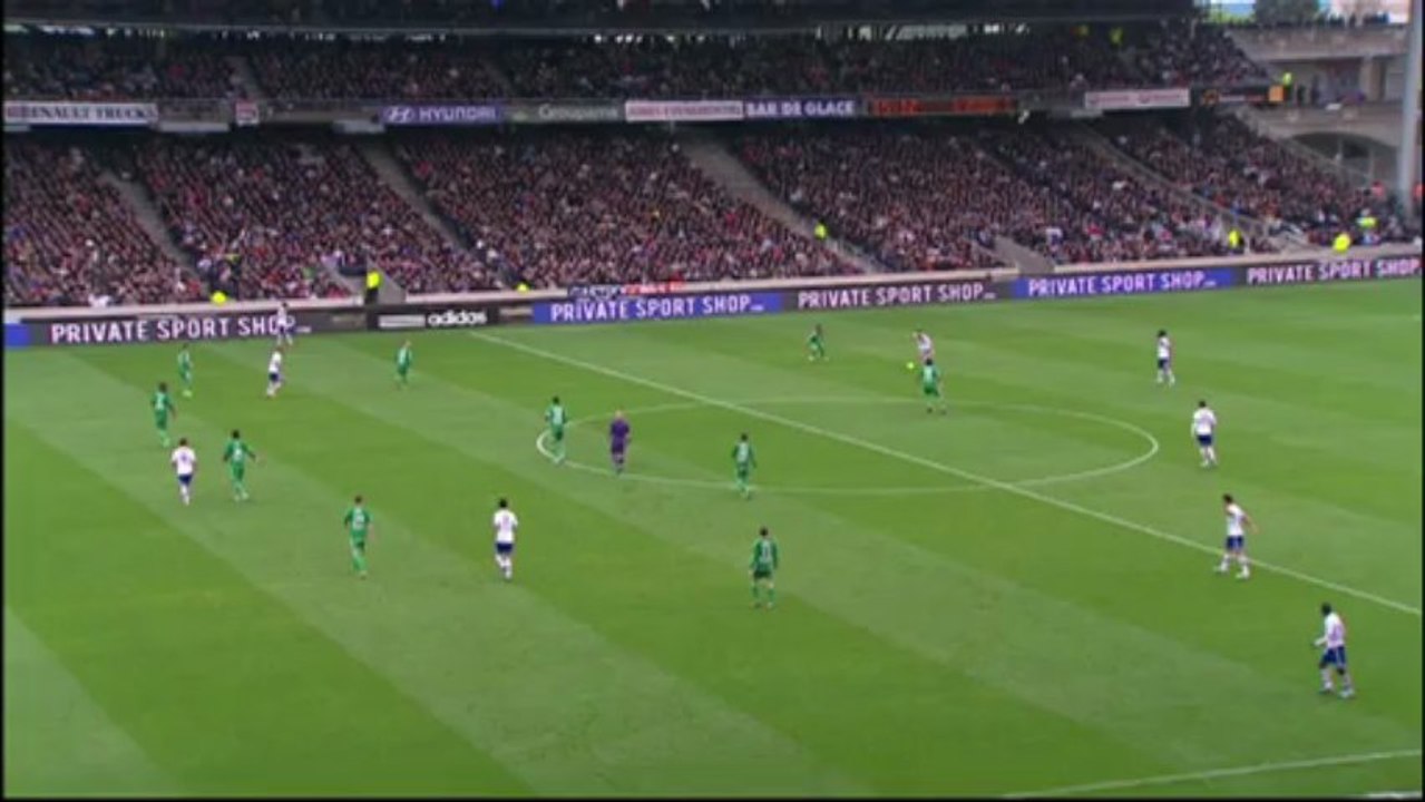 But Yoann GOURCUFF (54ème) - Olympique Lyonnais - AS Saint-Etienne (1-1) - saison 2012/2013
