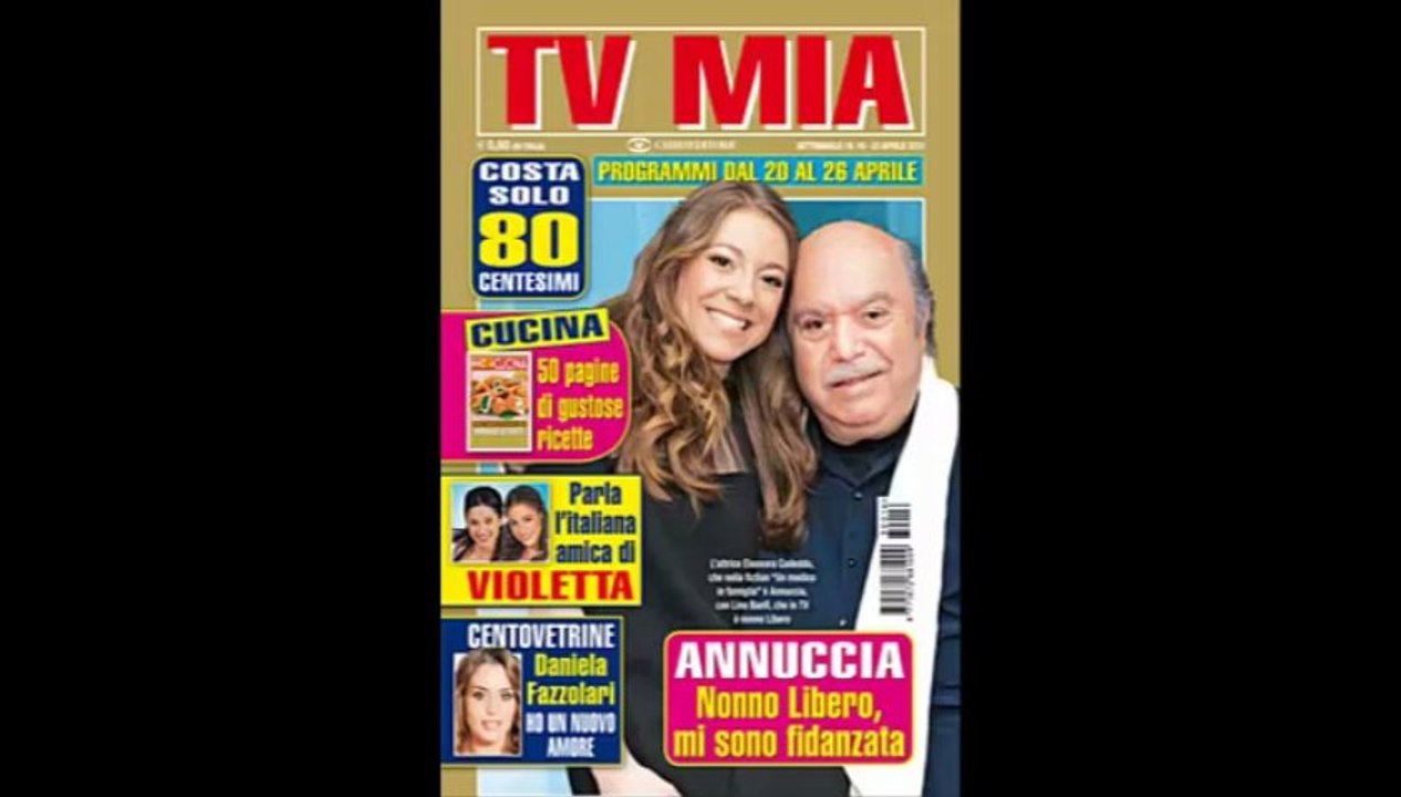Rivista tv mia Intervista a eleonora cadeddu e lino banfi  nella fiction un medico in famiglia 8