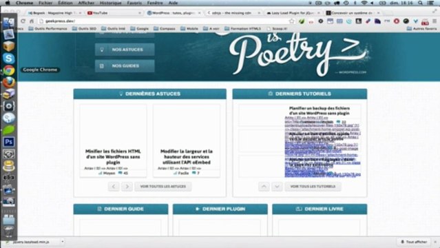 Tuto WordPress : Créer un chargement dynamique d'images avec Lazyload