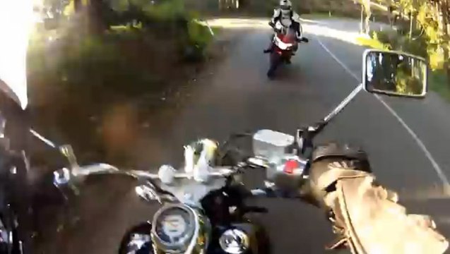 Motard percuté de face par une moto