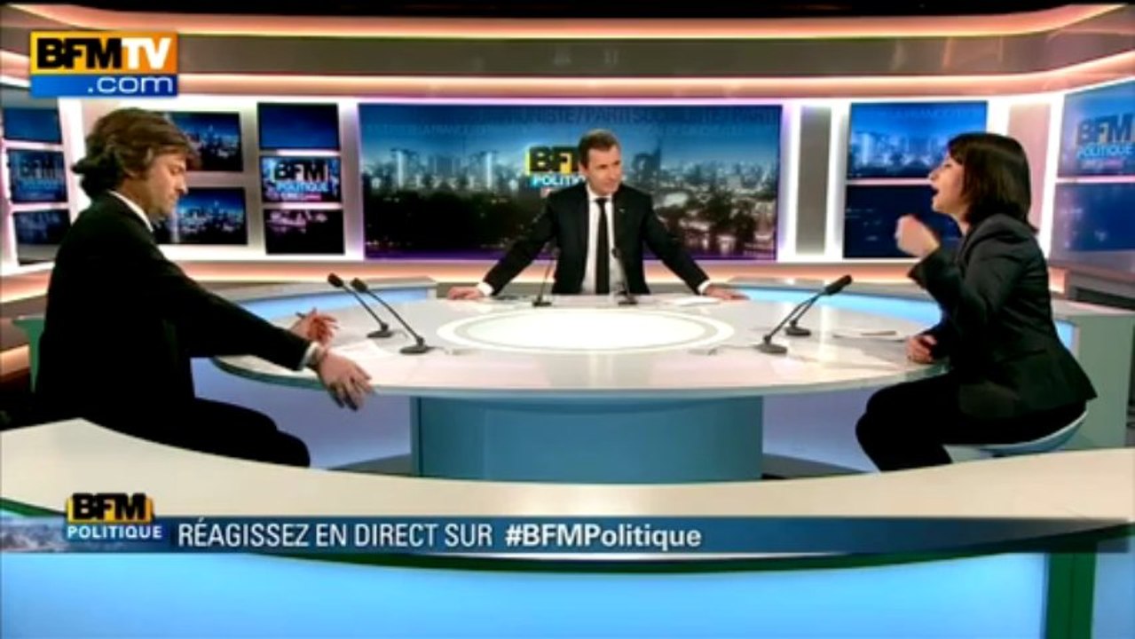 BFM Politique: l'interview de Cécile Duflot par Christophe Ono-Dit-Biot du Point - 28/04