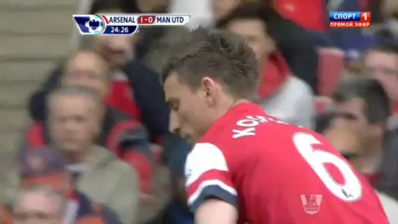 Арсенал - Манчестер Юнайтед 1 тайм