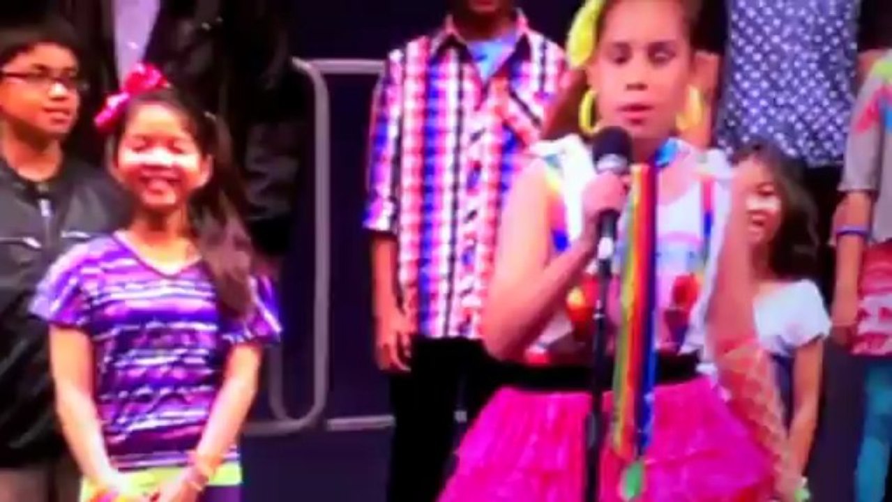 Kyla performing  in Ultimate 80's HFGS Spring Concert