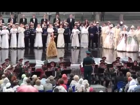 Вика Оганнисян поёт в Михайловском замке (Санкт-Петербург)