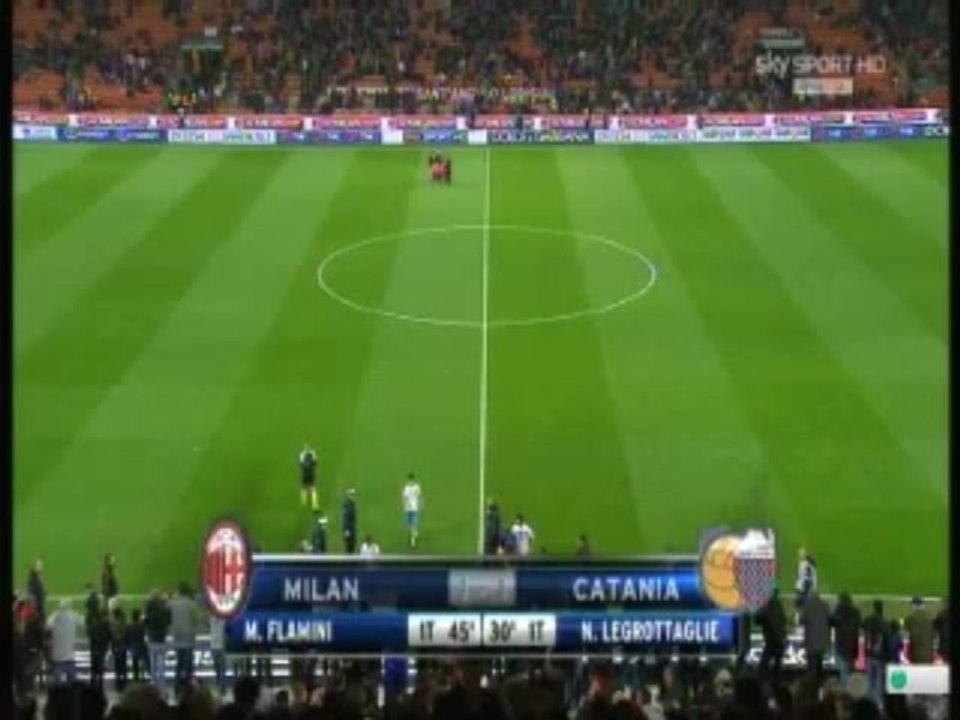 Legrottaglie migliore sky 1°tempo Milan-Catania