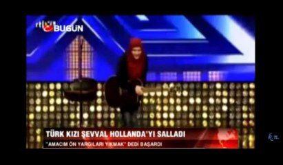 Türk kızı ŞEVVAL ses yeteneğiyle Hollanda'da ön yargıları yıktı