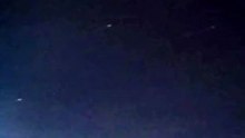 UFO  Lights in sky over Fairfield, California