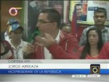 Vicepresidente Arreaza: Tenemos la responsabilidad de mantener la paz y aislar a los violentos