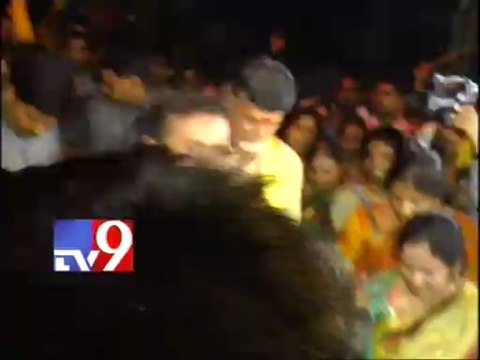 Chandrababu reaches his home after finishing his padayatra