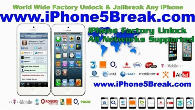 Unlock iPhone 5, 4S, 4 ATT, Sprint, Verizon, Optus, Telstra, Virgin