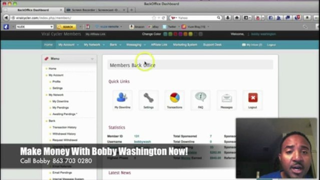 Viral Cycler Review- Day 2 - Bobby Washington Earned In Total $940